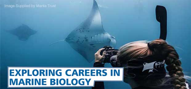 Exploring careers in Marine Biology by Manta Trust